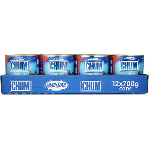 Chum Beef Wet Dog Food 12 x 700g Woolworths