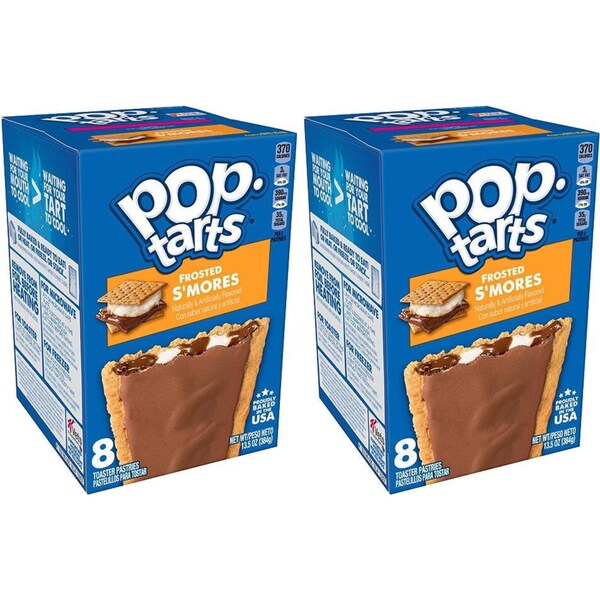 Kelloggs Pop Tarts Frosted Smores 384g 2x 8pc