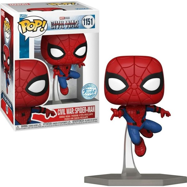 Funko Captain America Civil War Spider Man Build A Scene Funko Pop