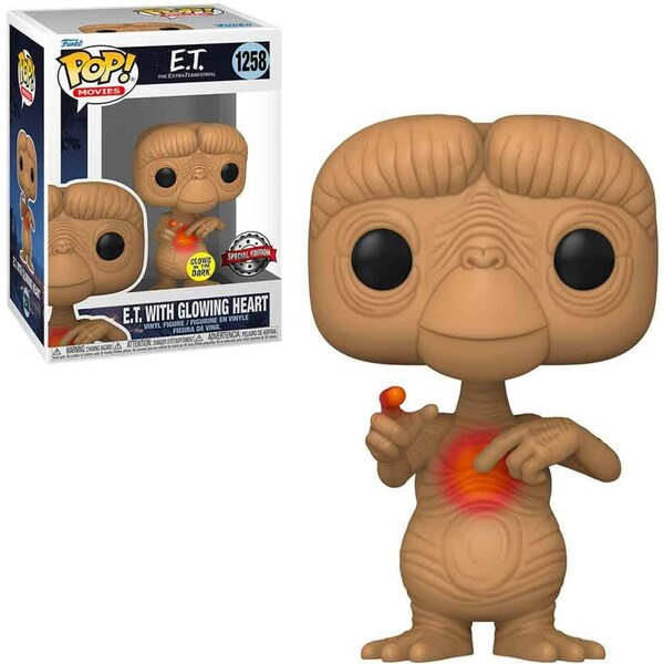 Funko E.T. The Extra-Terrestrial E.T. With Glowing Heart Glow In The Dark Funko POP! Vinyl Returns accepted (max. 30 days) / N/A
