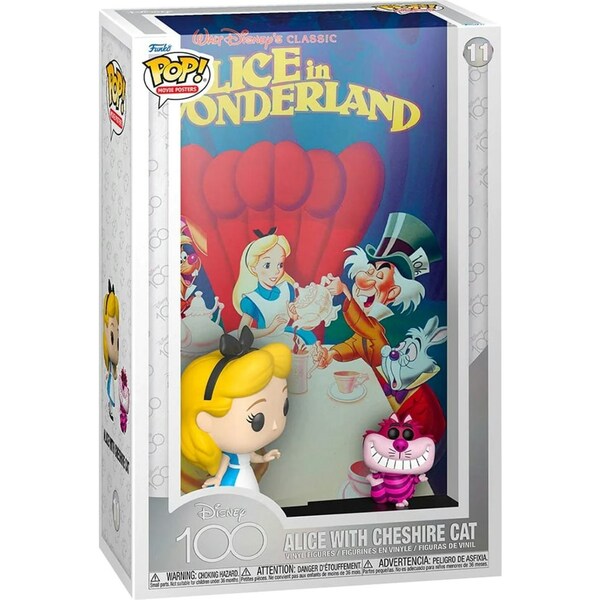 Funko Disney 100th Alice In Wonderland 1951 Alice With Cheshire Cat Funko POP! Movie Poster Vinyl Returns accepted (max. 30 days) / N/A