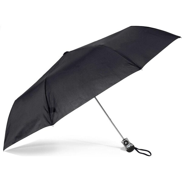 Rain Or Shine Compact Auto Umbrella - Black