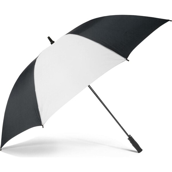Rain Or Shine A Royale Auto Open Golf Umbrella - Black/White