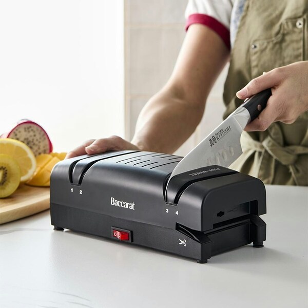 Baccarat The Precision Edge Electric Knife Sharpener Black Woolworths