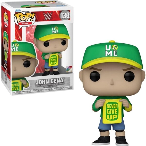 Funko WWE - John Cena Never Give Up Funko POP! Vinyl Returns accepted (max. 30 days) / N/A