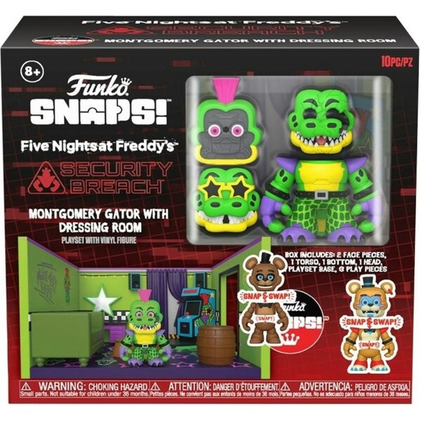 Funko SNAPS! Five Nights at Freddy's Security Breach Montgomery Gator's With Dressing Room Playset Returns accepted (max. 30 days) / N/A