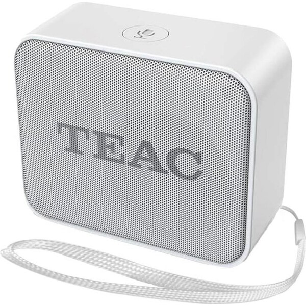 TEAC Voice Assistant Portable Bluetooth Speaker White