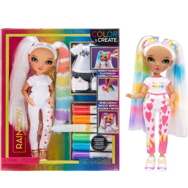 Rainbow High Colour & Create Green Eyes Fashion Doll 4+