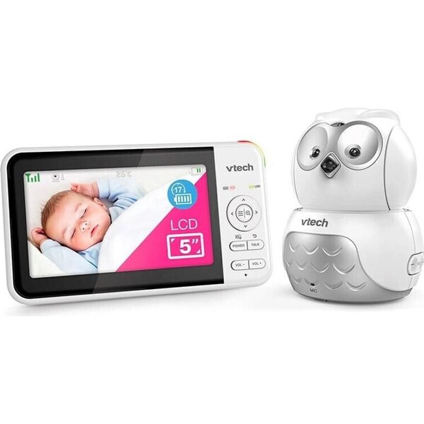 VTech 13cm Pan & Tilt Full Colour Video and Audio Owl Baby Monitor BM5550-OWL