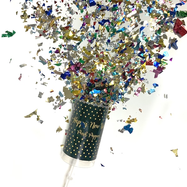 New Year's Eve Push Pops each