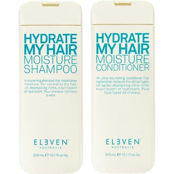 Eleven Australia Hydrate My Hair Moisture Shampoo & Conditioner 300mL Duo