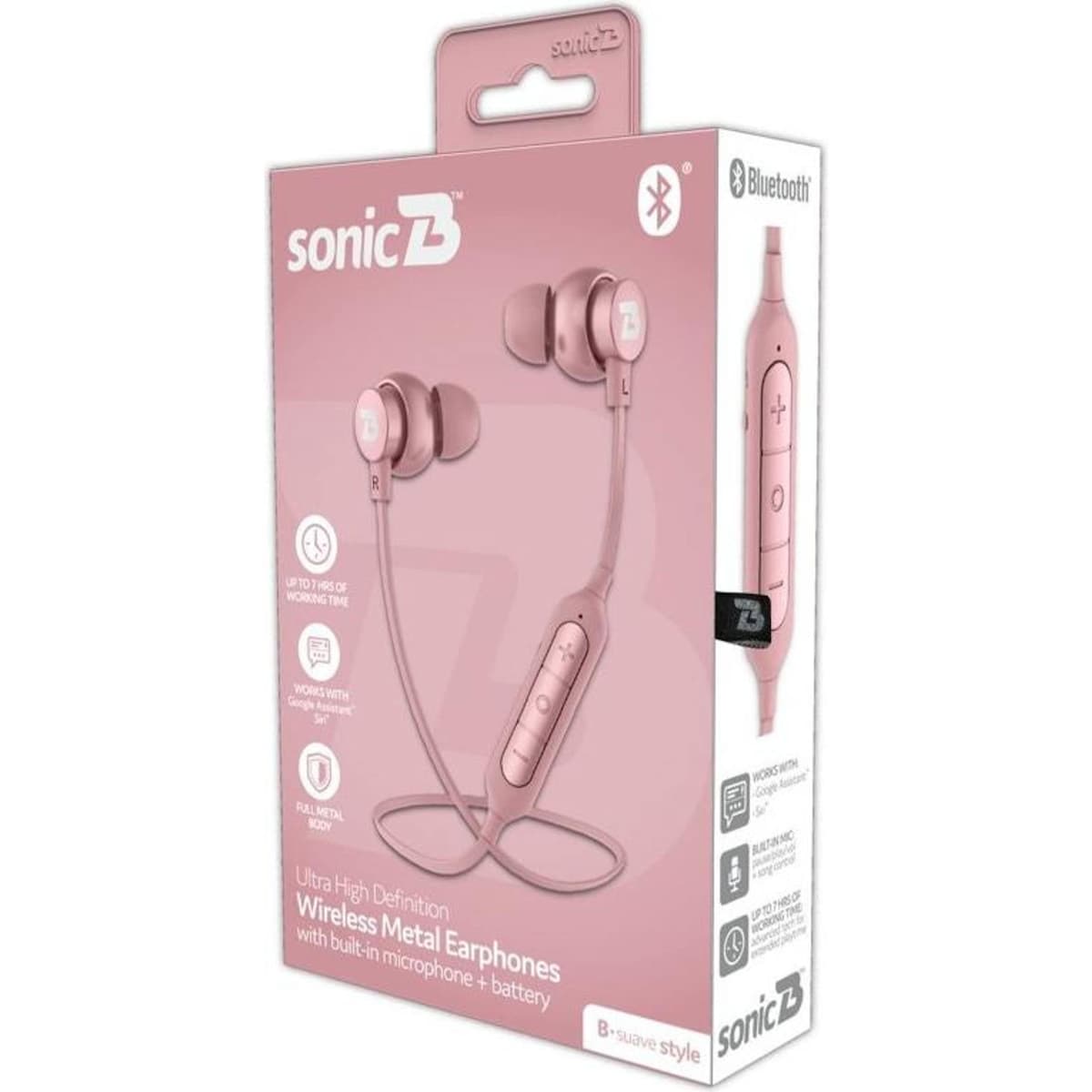 Metal Earphones Sonic B Bluetooth Earphones Sonic B Suave