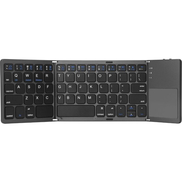 XtremeMac Foldable & Rechargeable Bluetooth Keyboard Integrated TouchPad