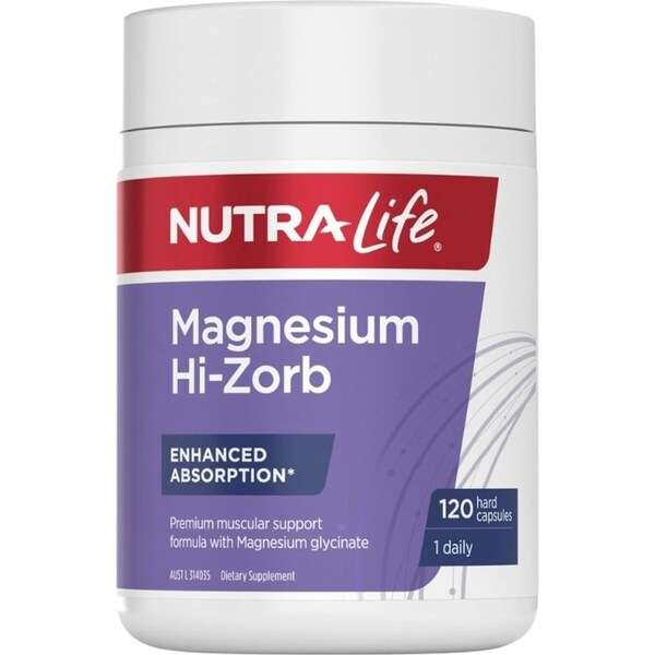 Nutra-Life Magnesium Hi-Zorb 120 Capsules