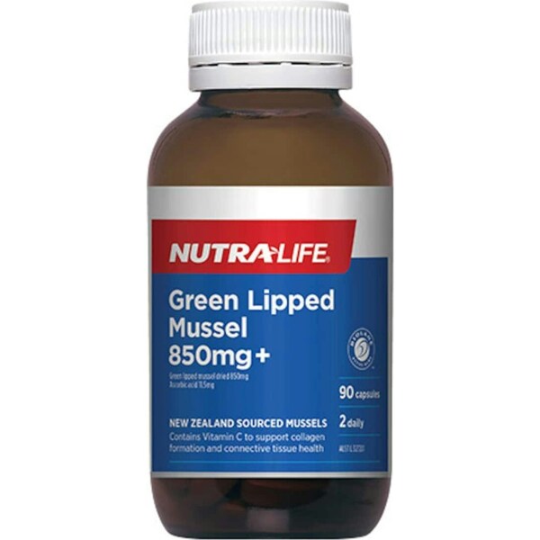 Nutra-Life Green Lipped Mussel 850mg+ 90 Capsules