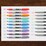 Sharpie Permanent Marker Pens Fine/Ultra Fine, Asstd Colours 18 Pack
