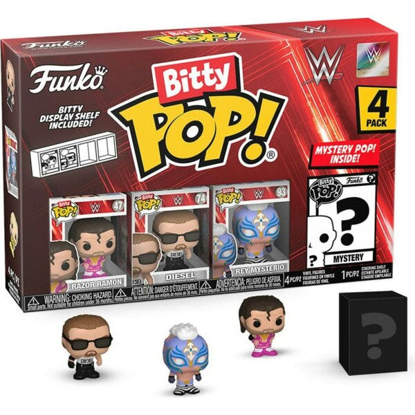 Funko WWE Razor Ramon Bitty 4 Pack Funko POP! Vinyl Returns accepted (max. 30 days) / N/A