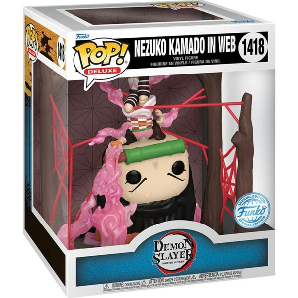 Funko Demon Slayer - Nezuko in Web Glow Pop! Deluxe N/A
