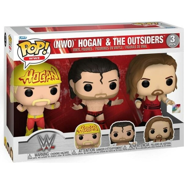 Funko WWE NWO Hulk Hogan and The Outsiders 3 Pack Funko POP! Vinyl Returns accepted (max. 30 days) / N/A