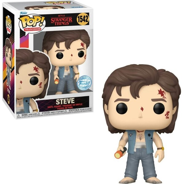 Funko Stranger Things Steve Battle Damaged Funko POP! Vinyl