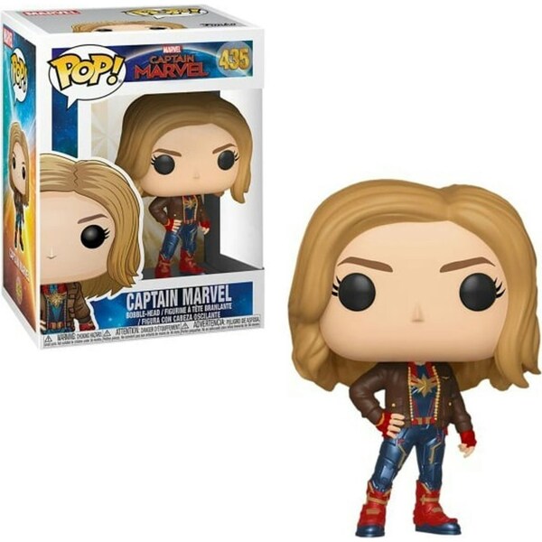 Funko Captain Marvel Captain Marvel with Jacket Funko POP! Vinyl Returns accepted (max. 30 days) / N/A