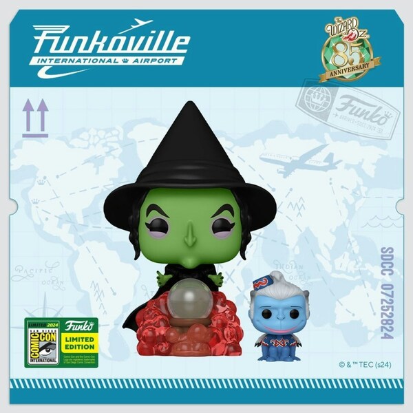 Funko The Wizard of Oz: Wicked Witch with Winged Monkey SDCC 2024 Exclusive Funko POP! Vinyl Returns accepted (max. 30 days) / N/A