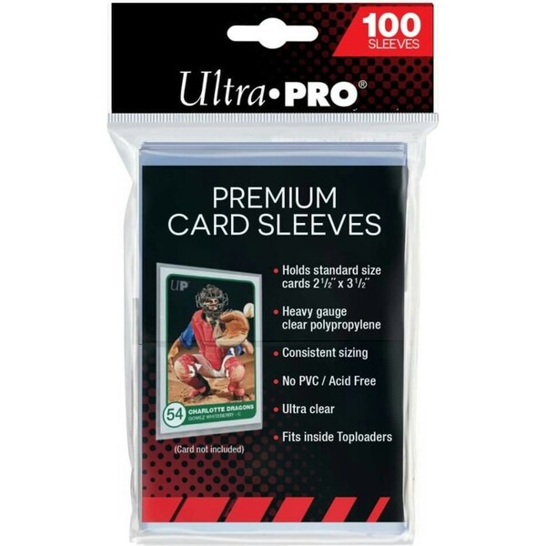 Ultra Pro Platinum 2.5 inch x 3.5 inch Premium Card Sleeves 100 Pack