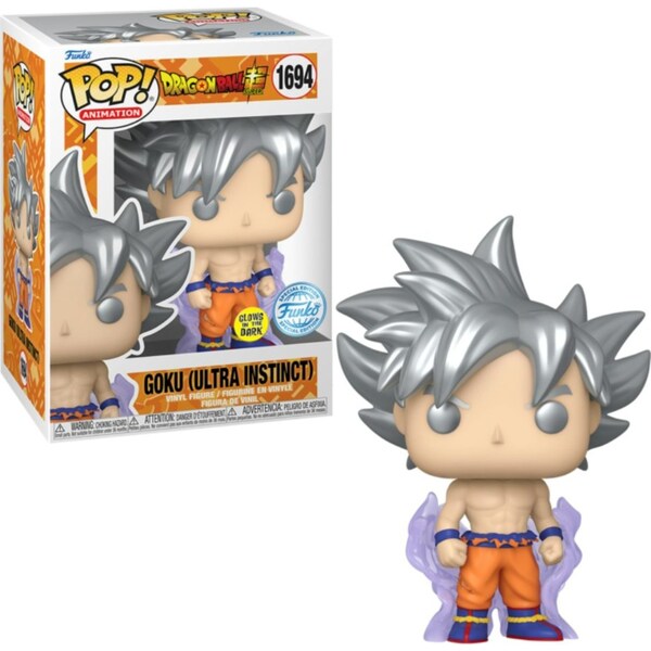 Funko Dragon Ball Super Goku Ultra Instinct Glow in the Dark Funko POP! Vinyl