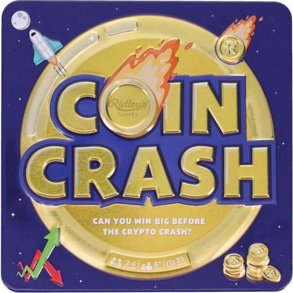 Ridley's Games Ridleys Coin Crash Game Crypto Cash Board Game