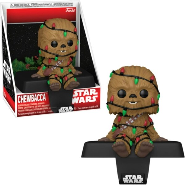 Funko Star Wars Chewbacca Edge-Sitter Stocking Hanger Funko POP! Vinyl