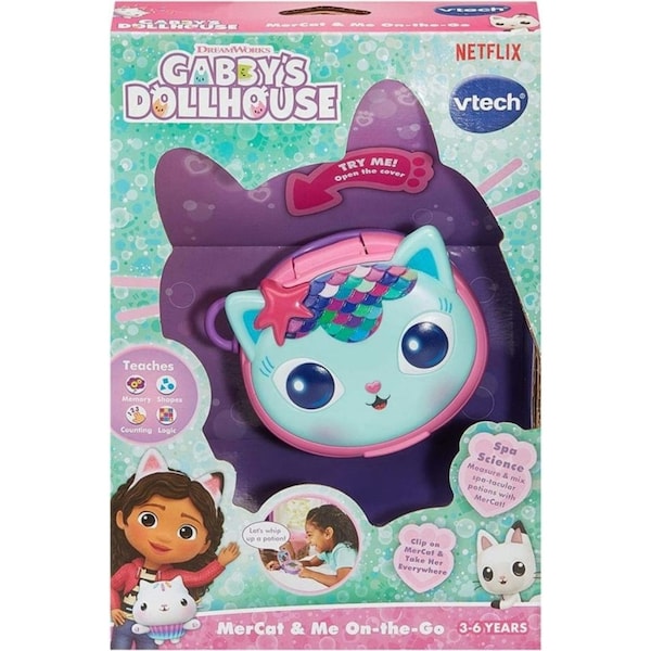 VTech Electronics VTech Gabby's Dollhouse Mercat and Me On-The-Go