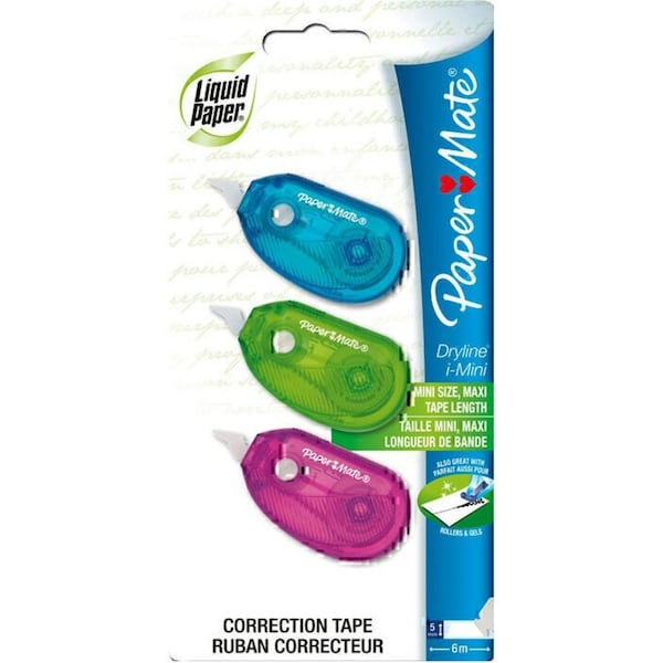 Papermate Paper Mate LP DL i-Mini Correction Tape (Box of 6)