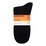 Underworks Mens Heat Bods Thermal Mid Crew Socks Black 7-10 each