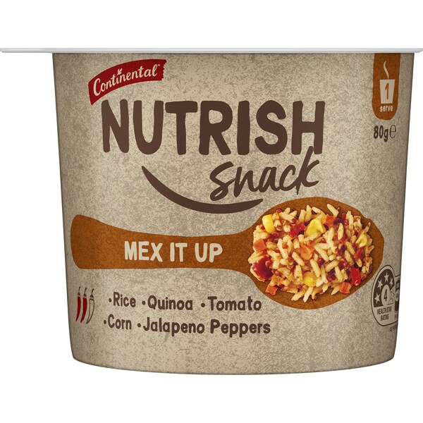 Continental Nutrish Snack Mex It Up Pot 80g