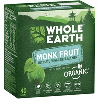 Whole Earth Monk Fruit Sweetener Sticks