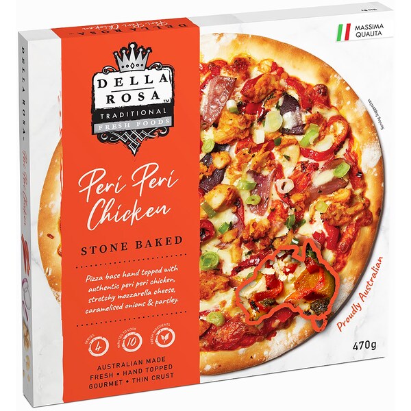 Della Rosa Peri Peri Chicken Pizza 470g