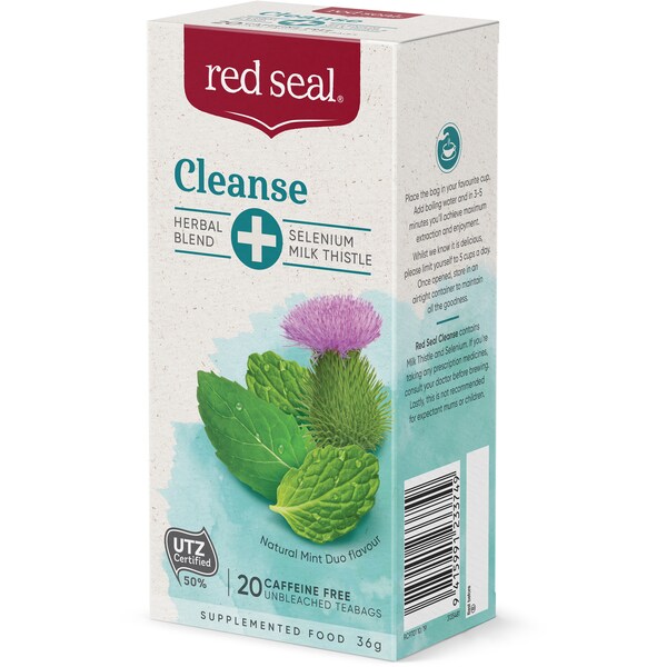 Red Seal Cleanse Herbal Blend Teabags 20 pack