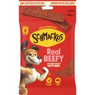 Schmackos Strapz Dog Treats With Beef