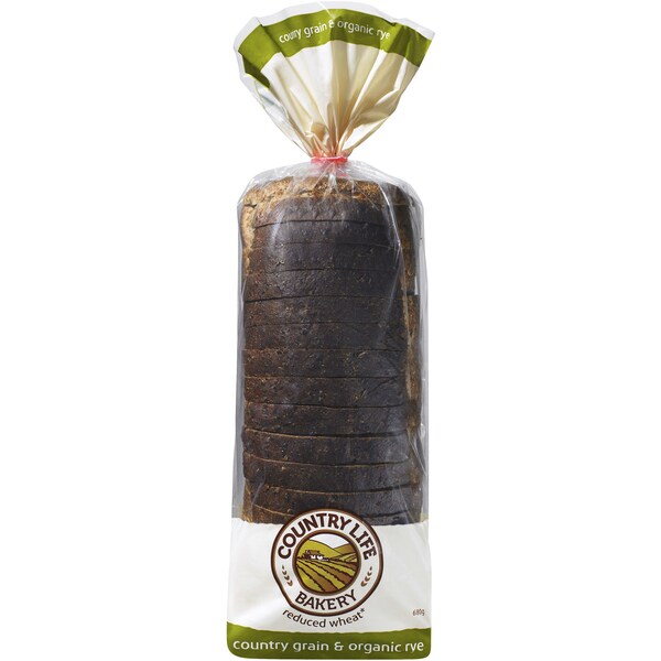 Country Life Grain & Organic Rye Bread 680g