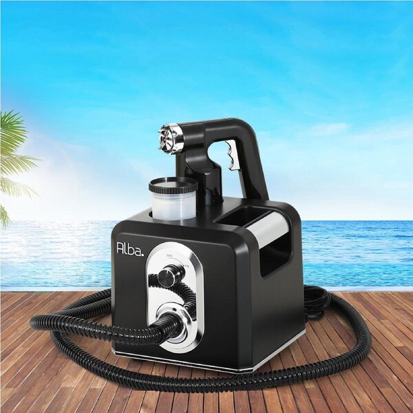 4 Speed Alba Professional Spray Tan Machine Sunless Tanning Gun Kit HVLP System