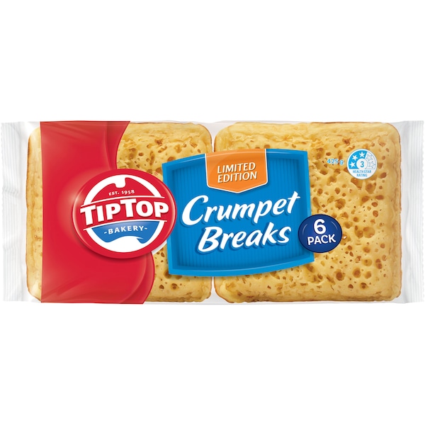 Tip Top Crumpet Breaks 425g