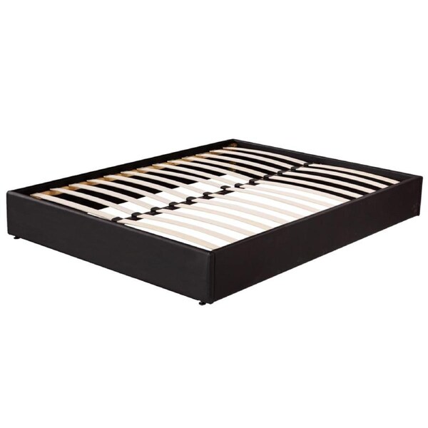 PU Leather Double Bed Ensemble Frame