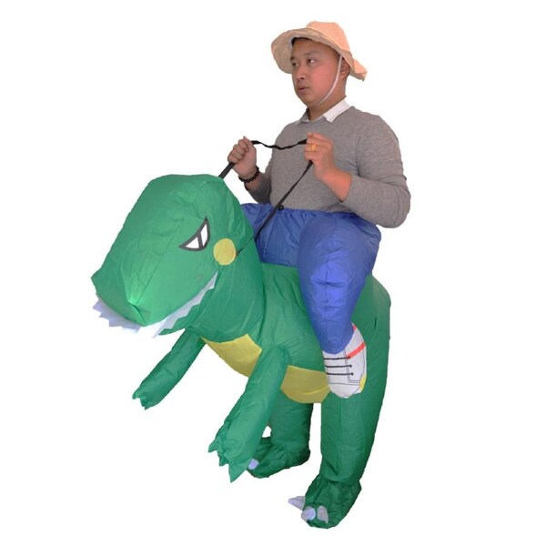 DINO Fancy Dress Inflatable Suit -Fan Operated Costume