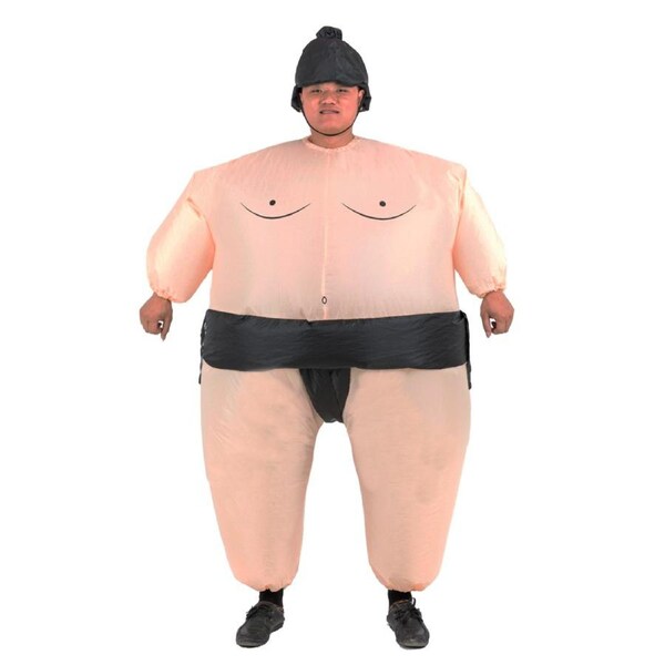 SUMO Fancy Dress Inflatable Suit -Fan Operated Costume