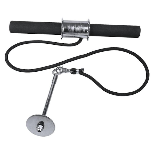 Forearm Wrist Grip Strength Roller Exercise Bar Home Gym Training