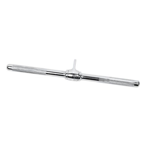 Revolving Straight Bar – Gym Cable Attachment for Tricep, Bicep & Pulley Workouts