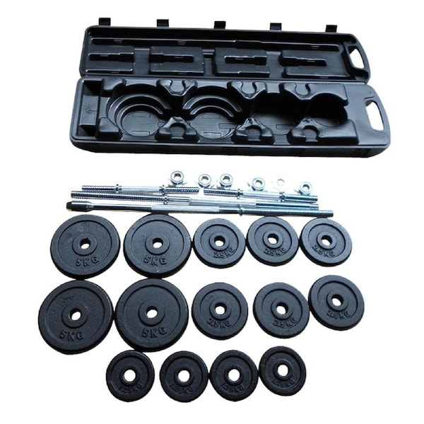 Weight Set Barbell Dumbell Dumb Bell Gym 50kg Plate