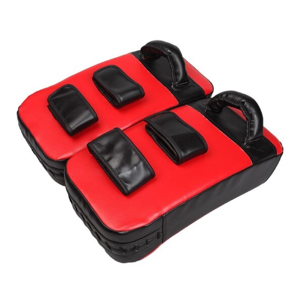 2 x Thai Boxing Punch Focus Pad Mitts Training Strike Shields Set
