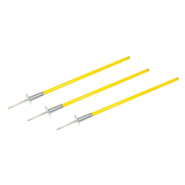 Agility Slalom Training Poles Soccer Rugby Set