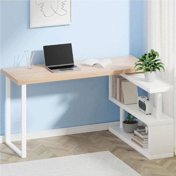 Artiss Computer Desk Laptop Desks Bookshelf 140cm